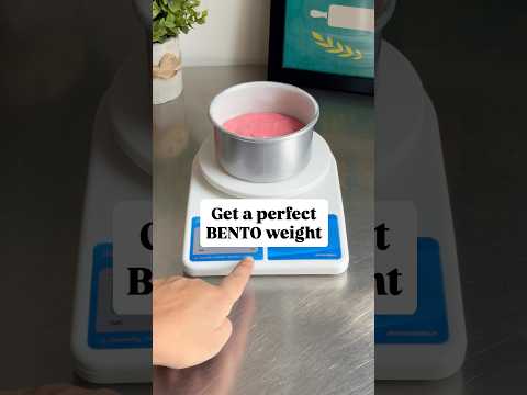 😎Get a perfect Bento Weight‼️|#sangeetascookingmantra #bentocake #cakeweightreel #fyp #scm
