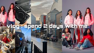 vlog : spend 2 days with me (new brand photoshoot, lash appt, hanging with friends & talks)