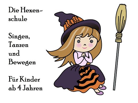 Die Hexenschule - Singen, Tanzen und Bewegen || Kinderlieder Chorographie ab 3 Jahren