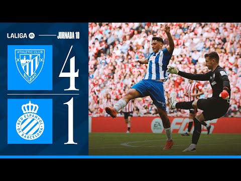 ⚽ RESUMEN J10 | Athletic Club 4-1 Espanyol | #LaLigaHighlights
