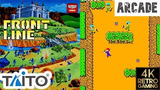 Front Line Arcade ( Taito 1982 ) 4k Gameplay