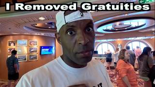 I Removed The Gratuities On My Cruise & This Happened - Jewel Of The Seas