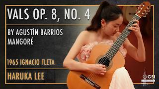 Agustín Barrios Mangoré's "Vals Op. 8, No. 4" performed by Haruka Lee on a 1965 Ignacio Fleta guitar