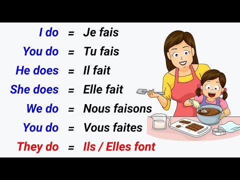 Apprendre l'anglais ✪ TO DO (FAIRE) ✪ Conjugaison Indicatif présent - Present tense