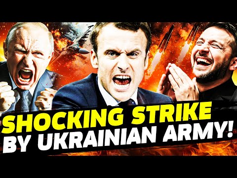 🔥STRIKES WITH FULL FORCE! RUSSIAN PLANES BURNING IN MID-AIR! MACRON MAKES HIS MOVE: WIN FOR UKRAINE!