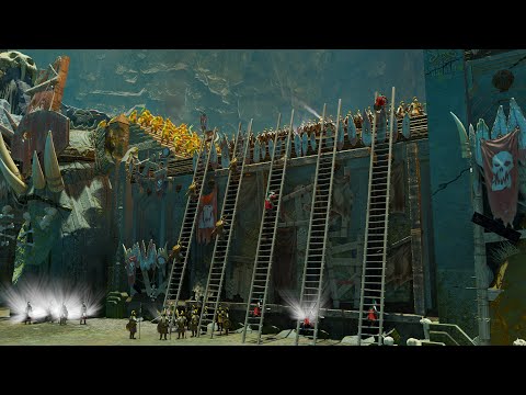 EPIC SIEGE OF BLACK FORTRESS - Total War WARHAMMER 3