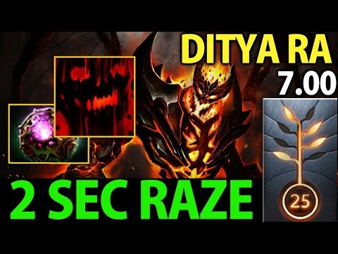 Ditya Ra [Shadow Fiend] Dota2 7.00- 2 Sec RAZE with Octarine Core