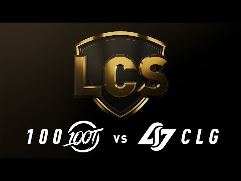 100 vs. CLG - Week 9 Day 1 | LCS Spring Split | 100 Thieves vs. Counter Logic Gaming (2019)