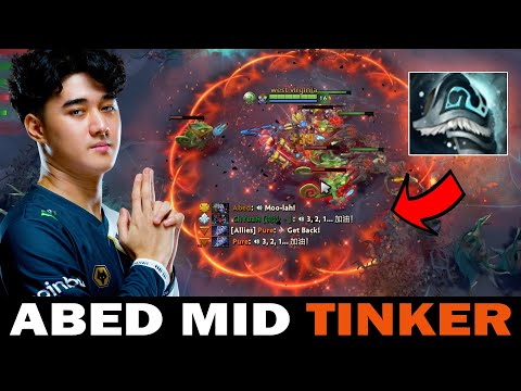 ABED MID STYLISH TINKER - CRAZY GAME vs PURE | DOTA 2 Gameplay