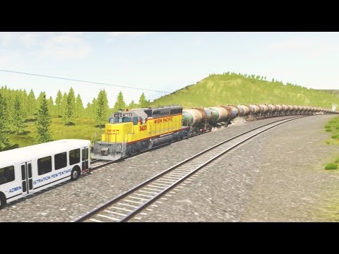 LONGEST TRAIN in BEAMNG - BeamNG Drive (Train Accidents #6)