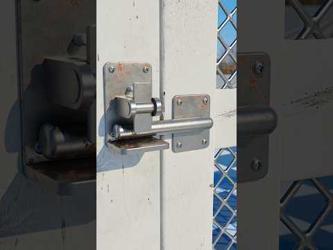 Automatic Gate Latch 🔐 Design Idea 💡 #shorts