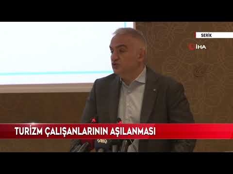 Bakan Ersoy’dan turizm çalışanlarına aşı müjdesi