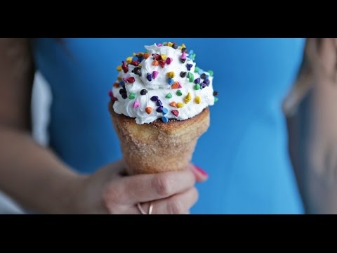 How to Make Donut Ice Cream Cones | Eat the Trend