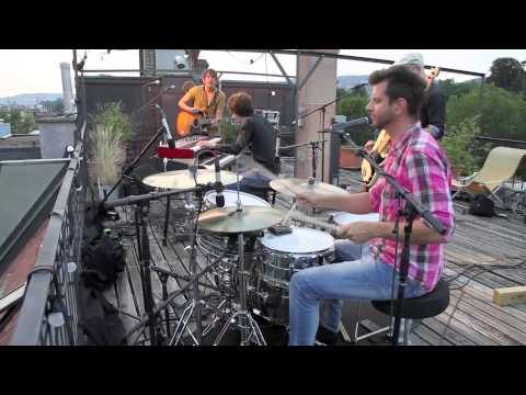 MY NAME IS GEORGE live - rooftop terrace concert, Rufener Zürich 23 Aug 2013, claxmusic