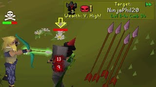 NEW Amethyst Arrows PKing on Low Level Ranger