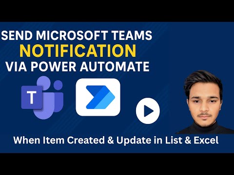 Send Microsoft Teams Notification via Power Automate | On SharePoint List Item Update and Create!