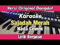Karaoke Sajadah Merah Nada Cewek Dangdut Lirik Berjalan Karaoke Qasidah