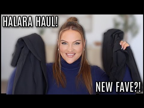 HALARA TRY-ON CLOTHING HAUL | new fav leggings!!!!