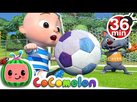 The Soccer (Football) Song + More Nursery Rhymes & Kids Songs - CoComelon