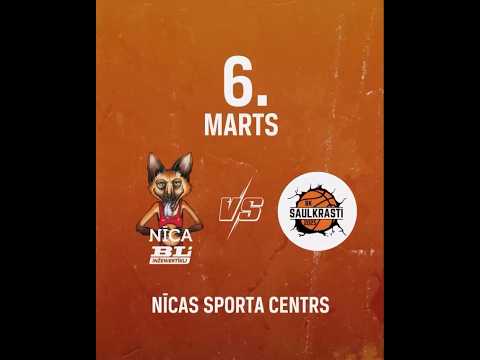 Aizdevums.lv RBL. BK Nīca/BLI - BK Saulkrasti. Nīcas sporta halle. Pl.20:00.