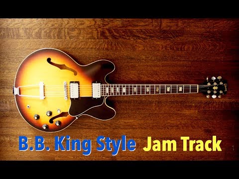 B.B. King Style Blues Jam Backing Track (G)