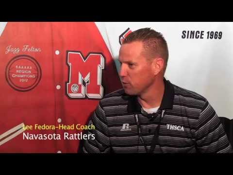 Lee Fedora of Navasota talks Rattlers football with Jeff Power of Padilla Poll