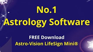 No.1 Astrology Software | Free Download | Astro-Vision LifeSign Mini