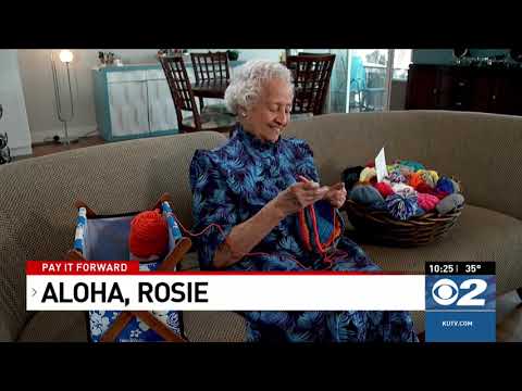 91-year-old grandmother gives away handmade hats to charitable organizations