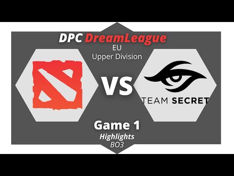 mudgolems vs Team Secret Game1 DreamLeague Season 14 DPC EU Upper Division Highlights!