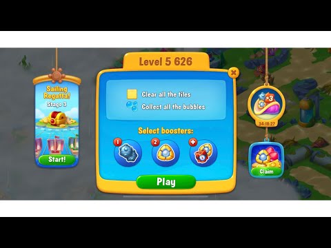 @Many-games , Fishdom game , level 5626 two attempts