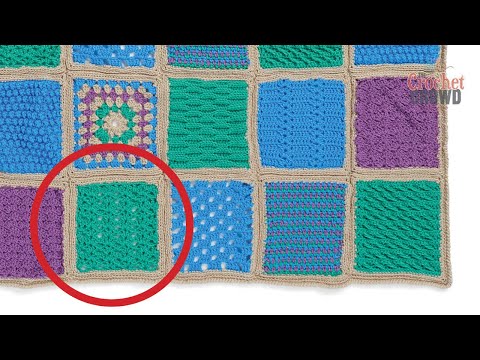 Left Hand Basket Weave Stitch