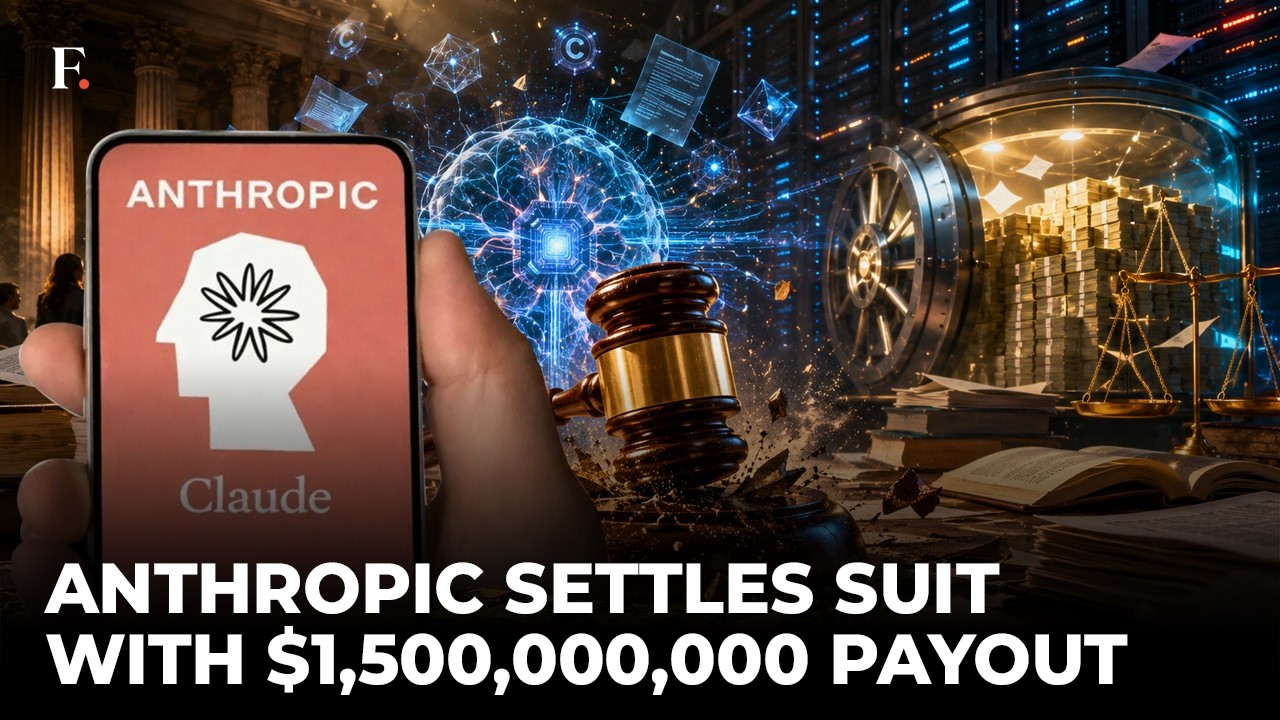 Anthropic To Pay Record $1.5 Bn In AI Copyright Settlement Case To Writers | FP Video