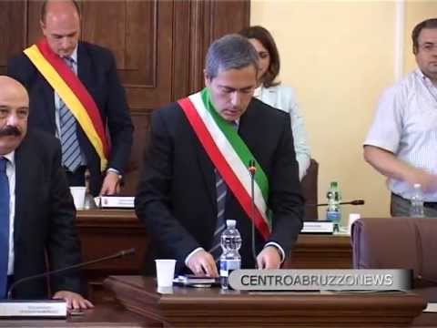 CENTROABRUZZONEWS SULMONA PRIMO CONSIGLIO COMUNALE CON PEPPINO RANALLI SINDACO