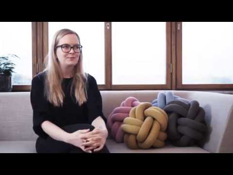 Knot Cushion by Design House Stockholm