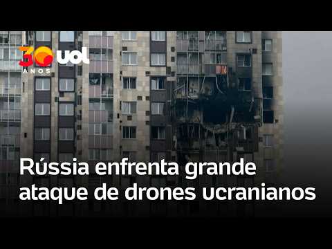 Rússia enfrenta grande ataque de drones ucranianos no último dia das eleições legislativas