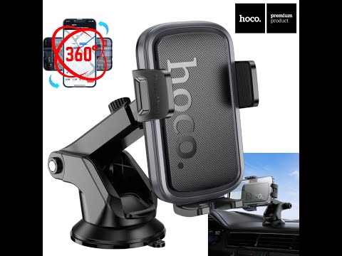 Автодержатель подставка для телефона на присоске в машину на торпеду и стекло поворотный на 360° Hoco - фото 1 - id-p2851222871