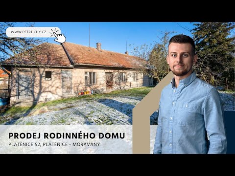 VIDEOPROHLÍDKA - Prodej rodinného domu - Platěnice 52, Moravany - Petr Tichý