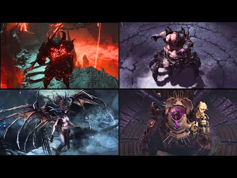 All Bosses Jotunnslayer Hordes of Hel | 4K Max Settings