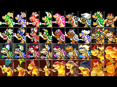 Super Mario Maker 2 - All Bosses (DLC Included)