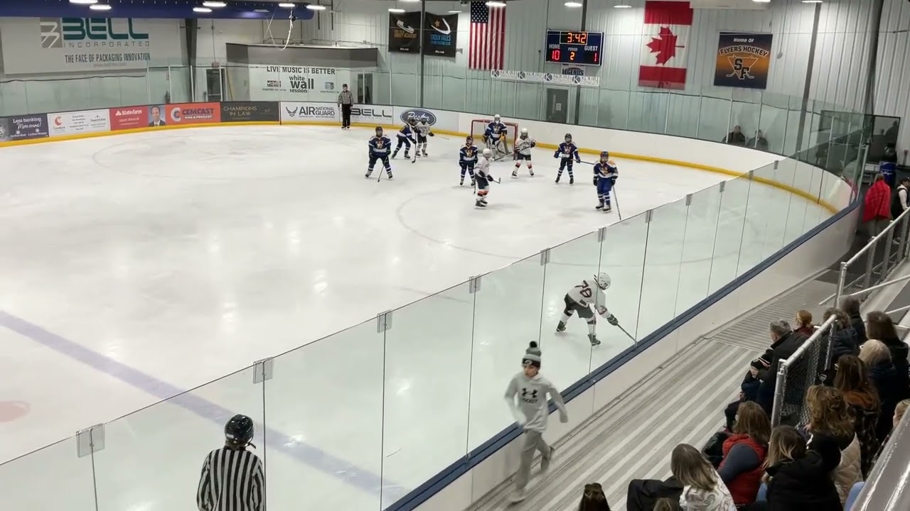 Game 15 Sioux Falls 10-1: Ashton scored assisted by Ronan and Parker