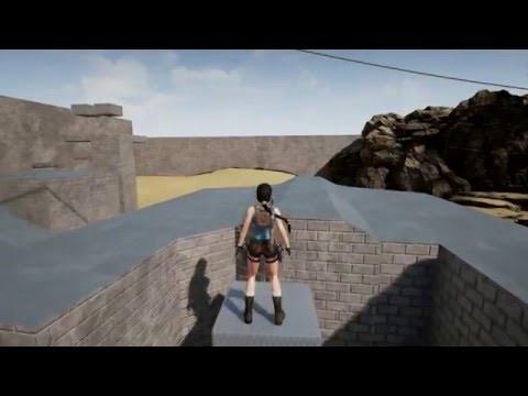 Tomb Raider The Dagger Of Xian test gameplay UE4