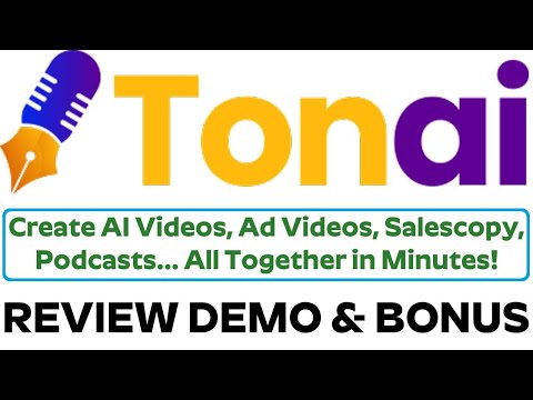 Tonai Review Demo Bonus - Creates ALL Kinda of Content With 30+ Natural Tones Video