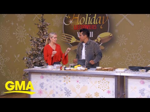 Chef Jordan Andino cooks up his cheesy turkey au jus
