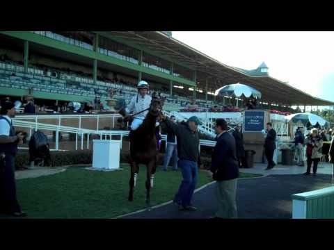 Art Sherman and Joel Rosario after Ultra Blend wins the Valentine Dancer Handicap