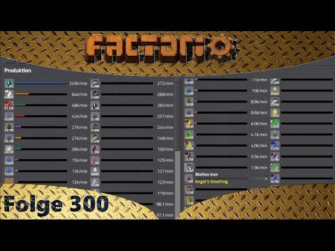 Factorio - Seablock - Jubiläum und Stats - Let's Play 300 - Deutsch - German