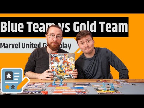 Marvel United Gameplay - Blue Team vs Gold Team
