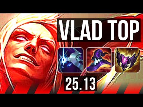 VLADIMIR vs DARIUS (TOP) | 6 solo kills, Legendary | KR Diamond | 25.13