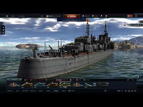 IJN Shimakaze (島風) (Island Wind) "Type C"  destroyer: Harbour View/Test Sail