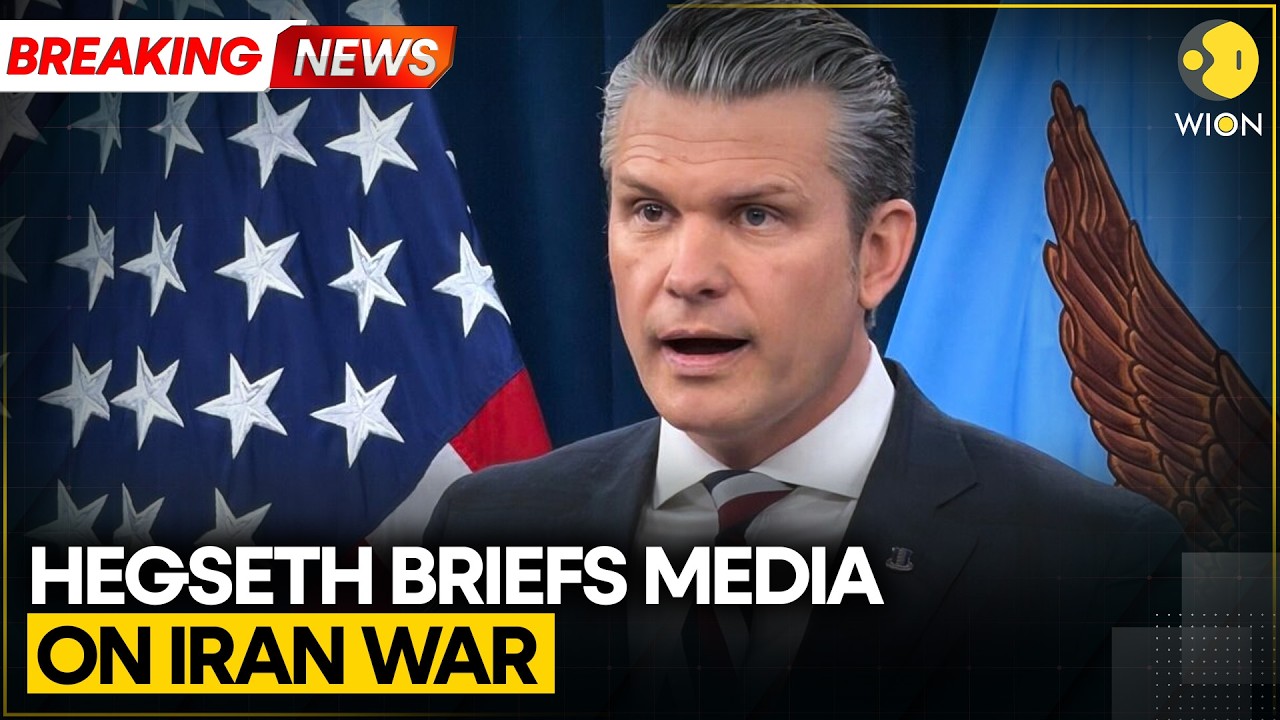 US-Iran War: US Secretary of Defense Pete Hegseth Briefs Media on 10 Days of Operation 'Epic Fury'