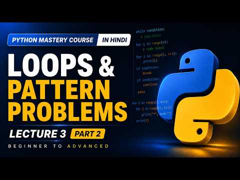 Python Loops Pattern Problems While Loop For Loop Range Lecture 3 Part 2 Techspirit